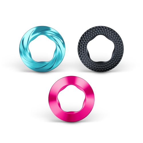<h3>مجموعة الحلقات الخاصة بجهاز  IQOS ILUMA x Steve Aoki</h3>