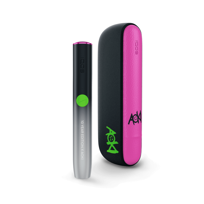 باب الخاص بجهاز  IQOS ILUMA x Steve Aoki